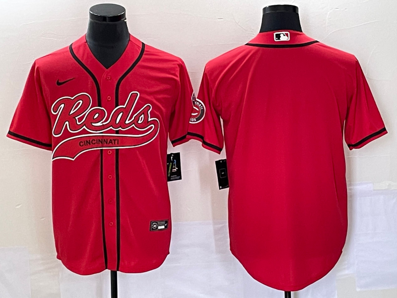 Men's Cincinnati Reds Red Blank Jersey Joint Edition